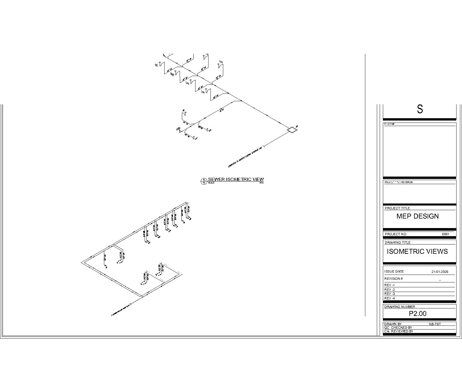 4 ISOMETRIC VIEWS