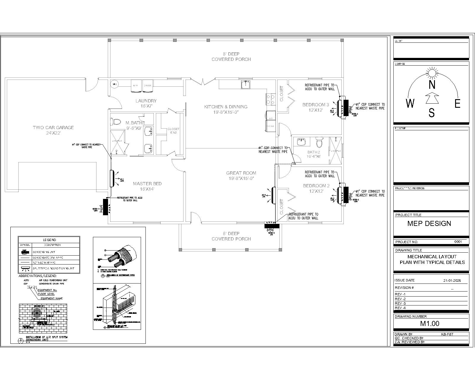 5 HVAC PLAN & TYPICAL DETAILS