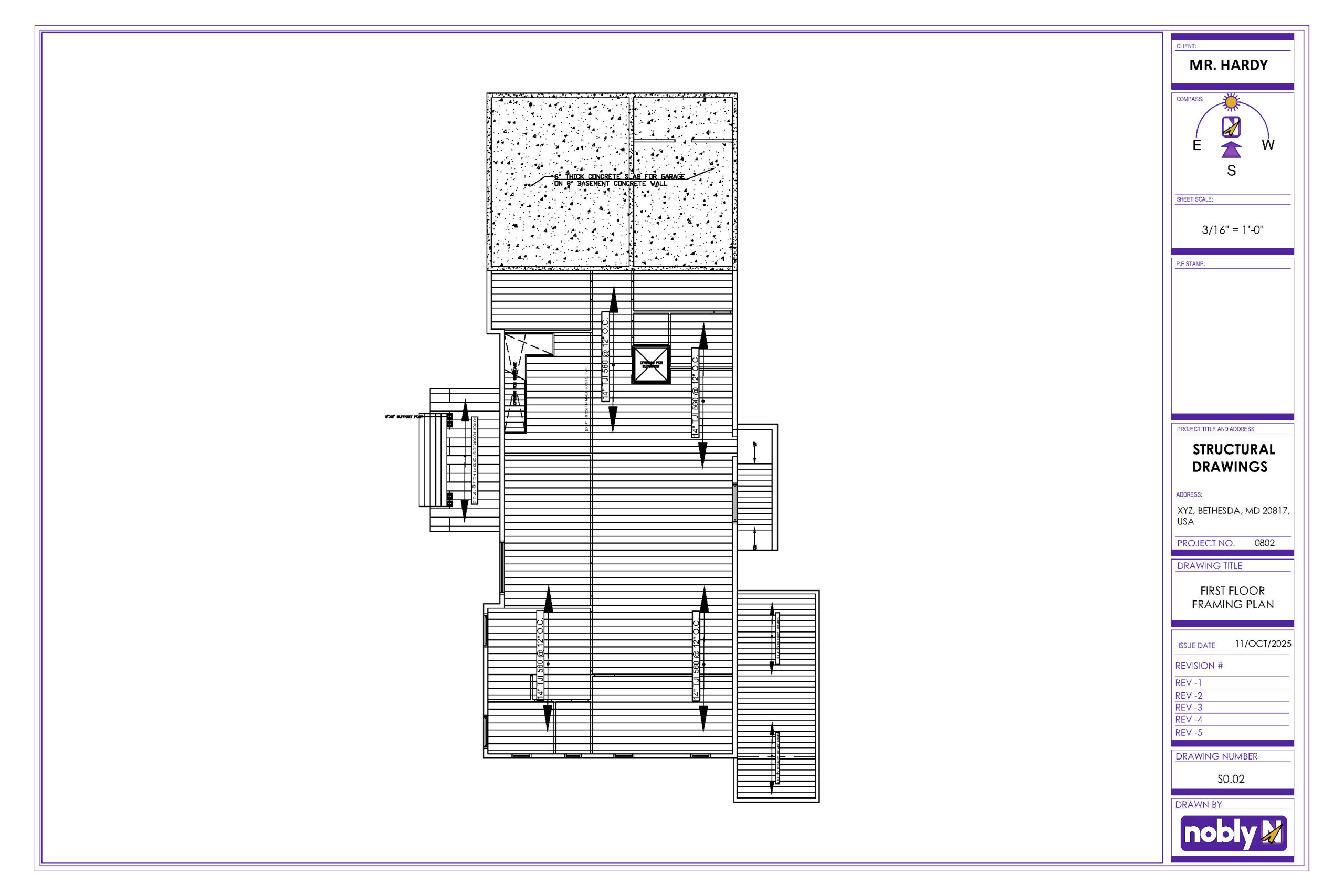 Residential Structural Design & Permit Drawings - Noblyn